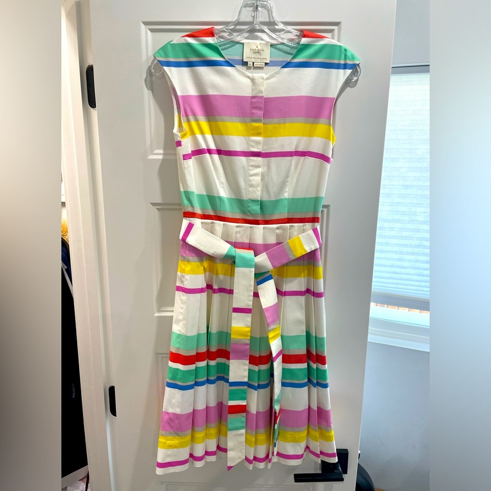 Kate Spade multi colored striped dress